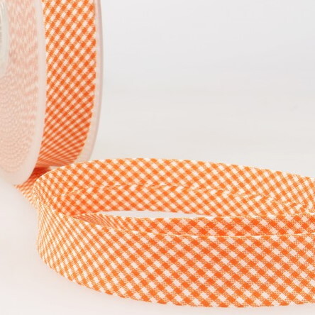 Gingham Bias Binding Tape 20mm Wide Sewing Edging Trim MANY COLOURS By The Metre - Picture 20 of 20