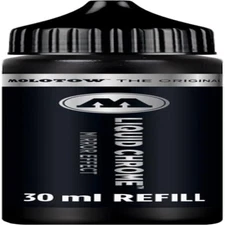 Molotow Liquid Chrome Alcohol-Based Refill, 30Ml Bottle, 1 Each