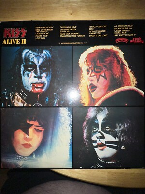 KISS Alive II vinyl lp VERY RARE Japanese 1st pressing. Vintage