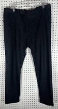 Manuel Ritz checkered wool blend dress pants size 36