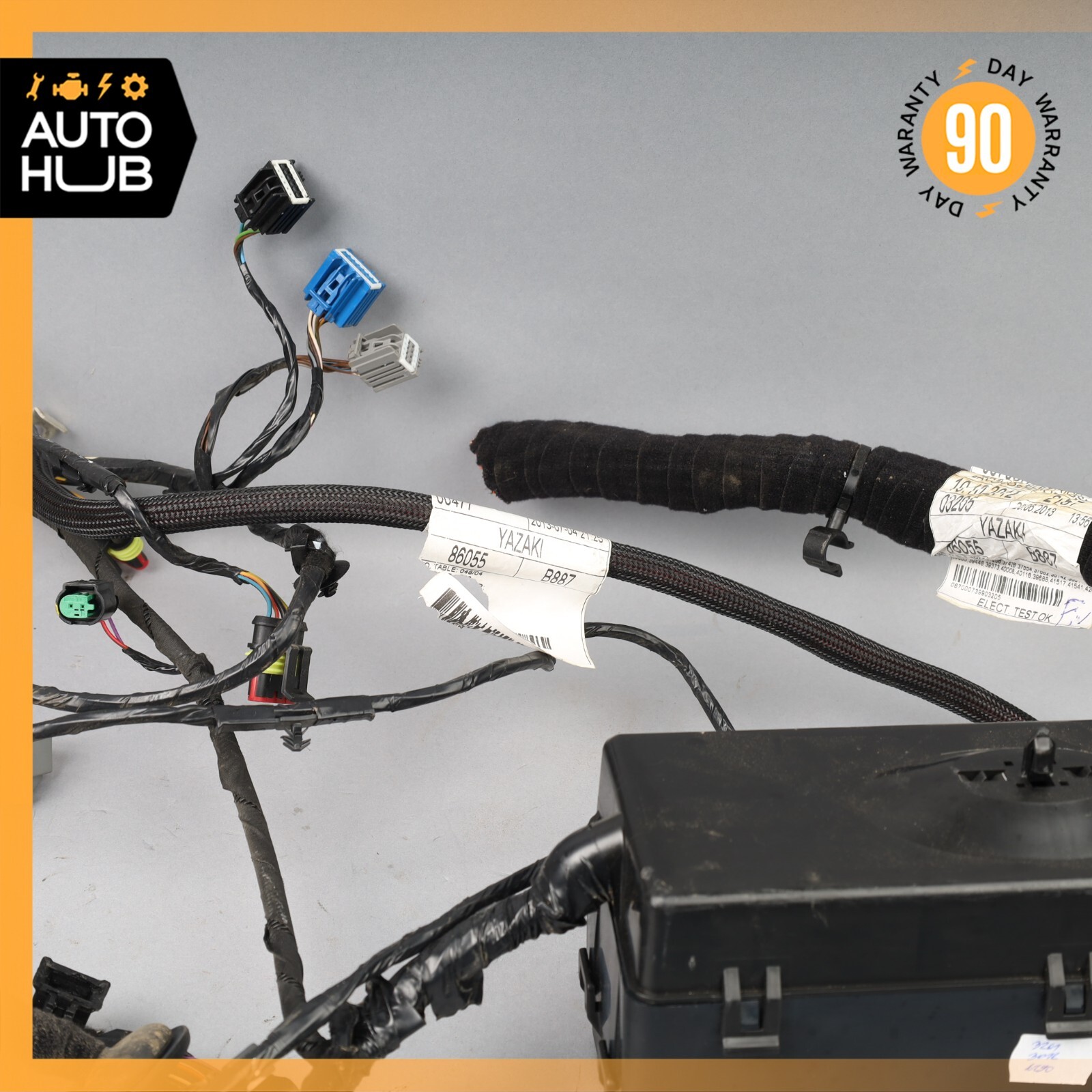 2014 Maserati Quattroporte M156 S Q4 Rear Trunk Fuse Box Wiring Harness OEM