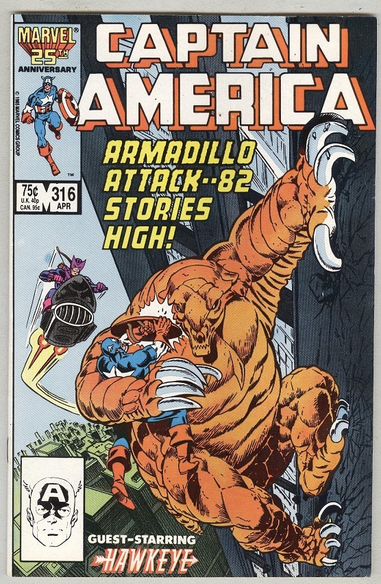 Captain America #316 April 1986 VF | eBay