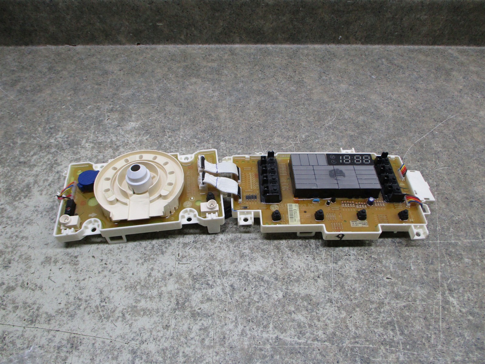LG WASHER CONTROL BOARD BROKEN TAB PART # EBR78534403