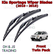 (10-15) Juego de limpiaparabrisas delantero Kia Sportage gancho tipo 24"" 18""