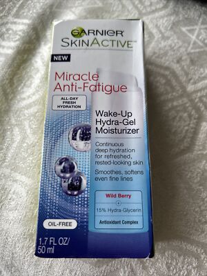 Garnier SkinActive Miracle Anti-Fatigue Wake-Up Hydra-Gel Moisturizer Cream 1.7 