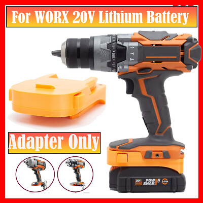 Battery  Adapter For WORX 20V Lithium Battery to RIDGID 18V AEG Cordless Tools
