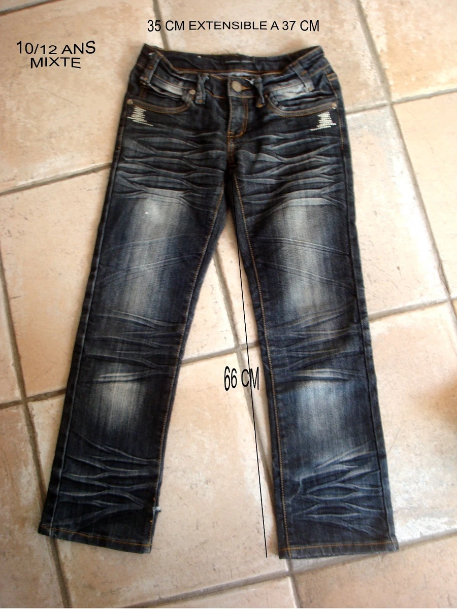 Jean noir fille 12 ans sale