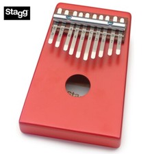 Stagg 10-Key Basswood Kids Kalimba Red KALI-K...