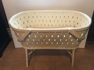 vintage baby bassinet