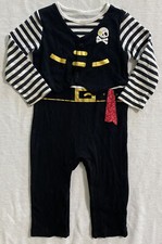 Way To Celebrate Baby Boy Halloween Pirate Coverall Costume Outfit, 24 Months
