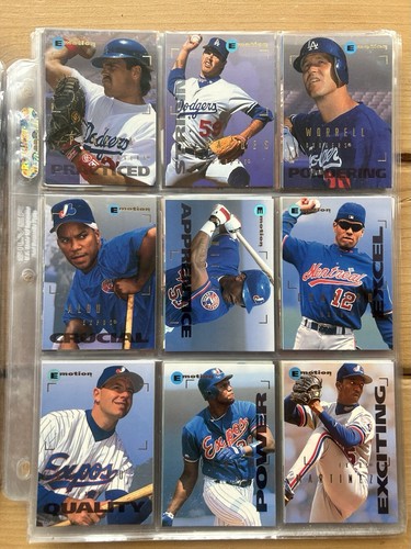 1995 Skybox Emotion Baseball Complete Set, Rookies Set, 5 Ripken Timeless Cards - Picture 18 of 24