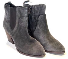 NWT Stitch Fix Violet & Red Kennedy Heeled Suede Bootie - Brown, Size 8