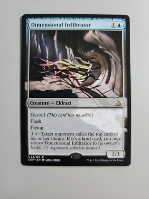 MTG Dimensional Infiltrator Oath of the Gatewatch 44/184 Regular Rare 