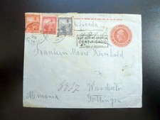 Argentinien BUENOS AIRES nach GÖTTINGEN 1906 - Incoming Mail Ganzsache mit ZuF
