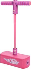 Flybar My First Foam Pogo Jumper for Kids Fun Safe Foam and Bungee Jumper, Pink