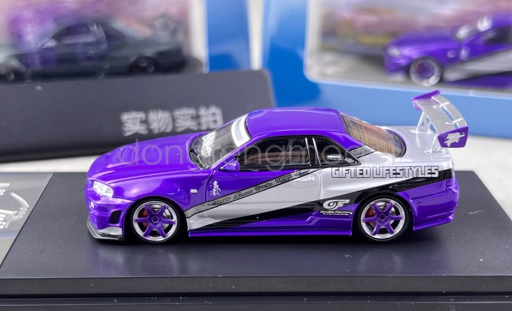 Fuji 1:64 Scale Skyline GTR R34 Nismo Z-Tune Sport Diecast Metal