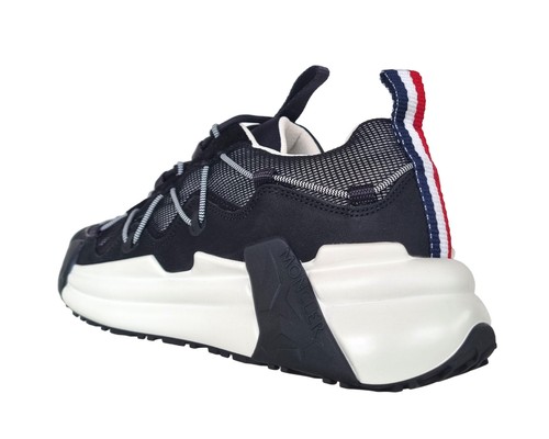 MONCLER Chaussures en Cuir et Tissu Homme Compassor Noir-Blanc M1763 - Bild 4 von 7