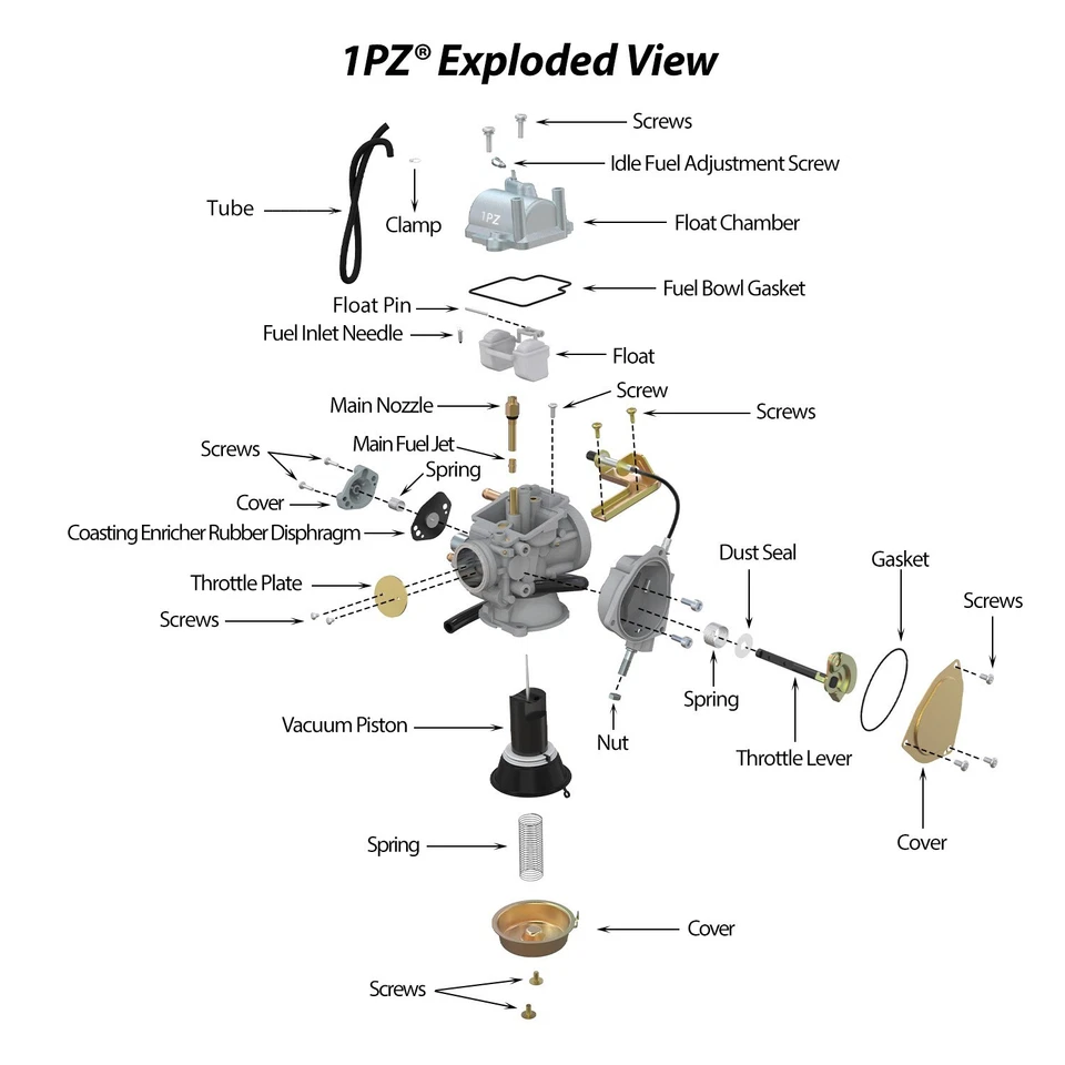 Carburador para Suzuki Ozark 250 LT-F250 LTF250 2x4 2002 2003 2004 2005 2006-2014 Foto 2 de 4