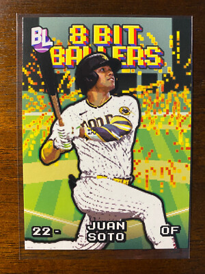 2023 Topps Big League Juan Soto #8B-5 8 Bit Ballers San Diego Padres