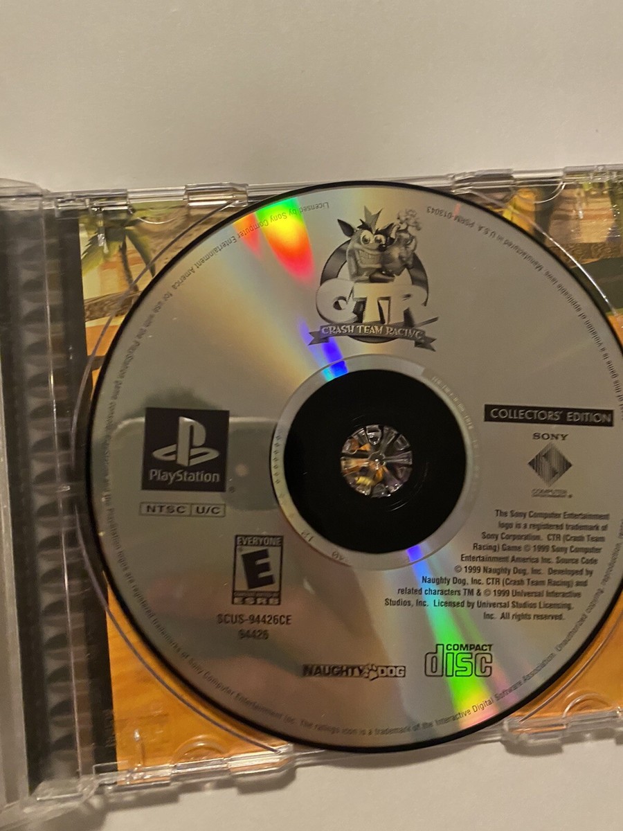 CTR Crash Team Racing REPRODUKTION FALL No Disc ps1