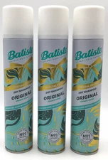Lot of 3 Batiste Hair Refresh Classic Clean Original Dry Shampoo 4.23 oz Each