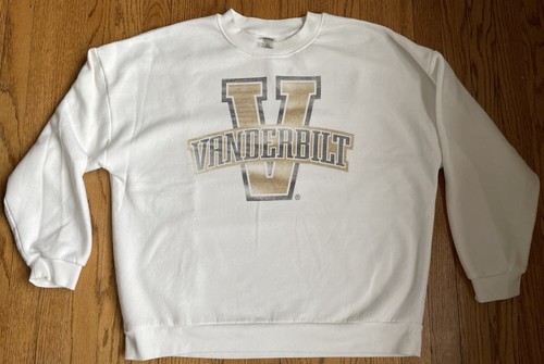 Vanderbilt Commodore Gameday Couture Women’s Medium Oversized Sweatshirt White - Bild 1 von 5