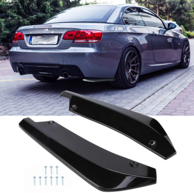 2X Stoßstange Lippe Splitter Flap Heckspoiler Heck Diffusor für E90 E92 E93 F30
