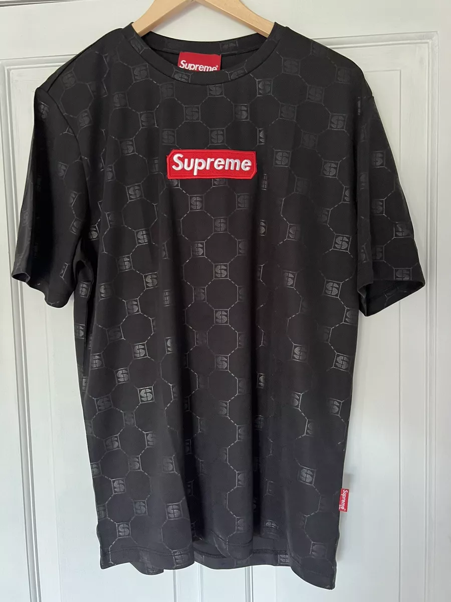 SUPREME Grip Box Logo T-Shirt Black Short Sleeve Mens XL Extra Large Vented