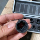 10pcs Damaged Lug Nut Lock Remover Twist Socket Set Screw Extractor Tool US