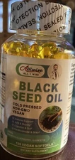 Black Seed Oil Capsules 1000mg | Support Joint & Digestive Health 120 Softgels