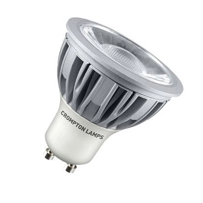 Crompton 5W LED GU10 Cob Bulb Flood Beam Dimmable Warm Cool