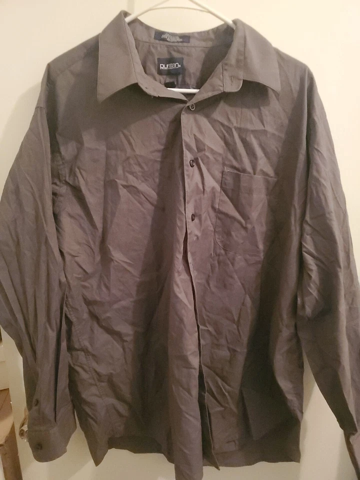 Camisa de vestir Puritan - Para hombre XL 17 1/2 34/35 - Gris  Foto 4 de 4