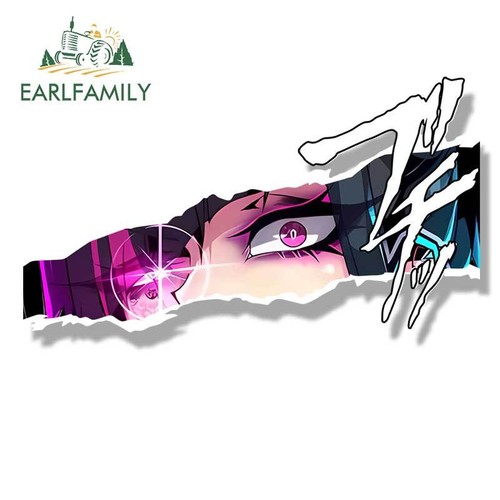 EARLFAMILY 5.1" Street Punk Juri Han Fanart Car Stickers Arcade Game NSFW Decals - Picture 10 of 11