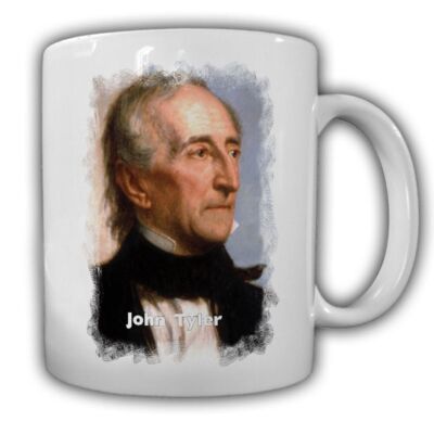 Tasse Präsident John Tyler 10 Präsident Vereinigten Staaten von Amerika #14110
