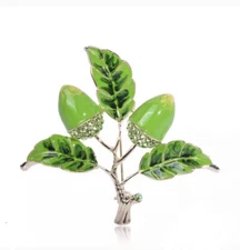 VAZIRA QUEEN Pine Nuts Brooch