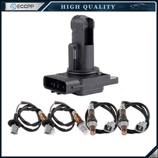 4pcs Upstream&Downstream Oxygen Sensor+MAF Sensor for 01-06 Lexus LS430 4.3L V6