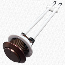 Brushed Bronze Toilet Push Button for Mechanical Top Flush Valve Dual Flush