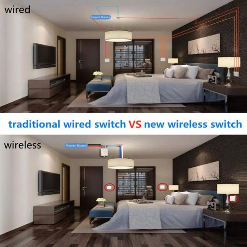 Wireless Smart Switch Light RF 433Mhz Wall Panel Switch with Remote Control Mini - Picture 7 of 16