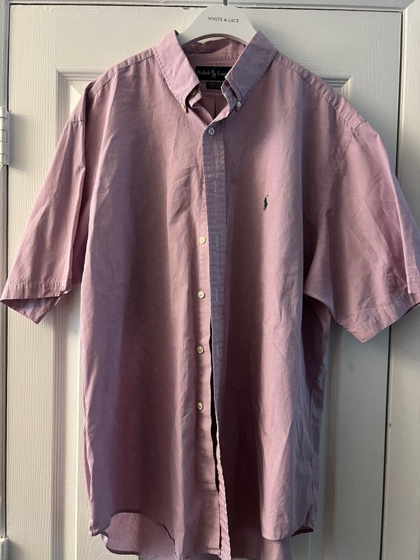 Ralph Lauren Yarmouth Short Sleeve Shirt X Large 17 1/2