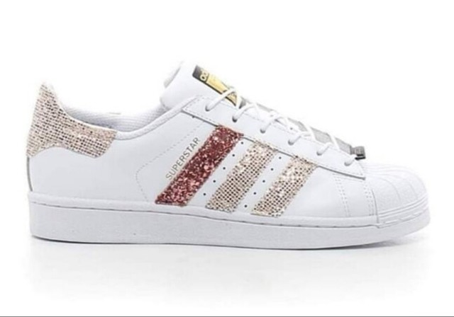 adidas superstar glitter womens