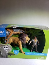 Animal Planet Extreme Safari Adventure Set Included Figure, Lion, Motorcycle NEW