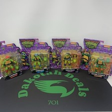 TMNT Mutant Mayhem Leonardo Raphael Michelangelo Donatello All Turtles Set Lot