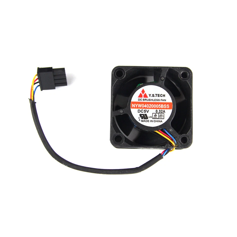 NYW04020005BSS Cooling Fan for Y.S.TECH PWM 4Pin Plug Cooler 40*40*20mm 5V 0.32A - Image 2 of 4