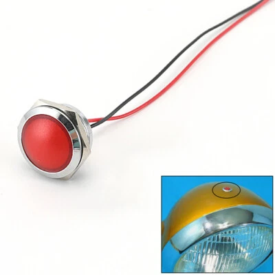 WINETIS Luz indicadora de haz alto piloto para Yamaha RT1 TY250 DT1 CT2 DT3 CT1 1969-1976