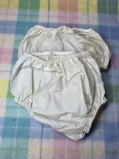 Vintage Gerber Vinyl Plastic Training Pants Small Rubber Lot Of 2