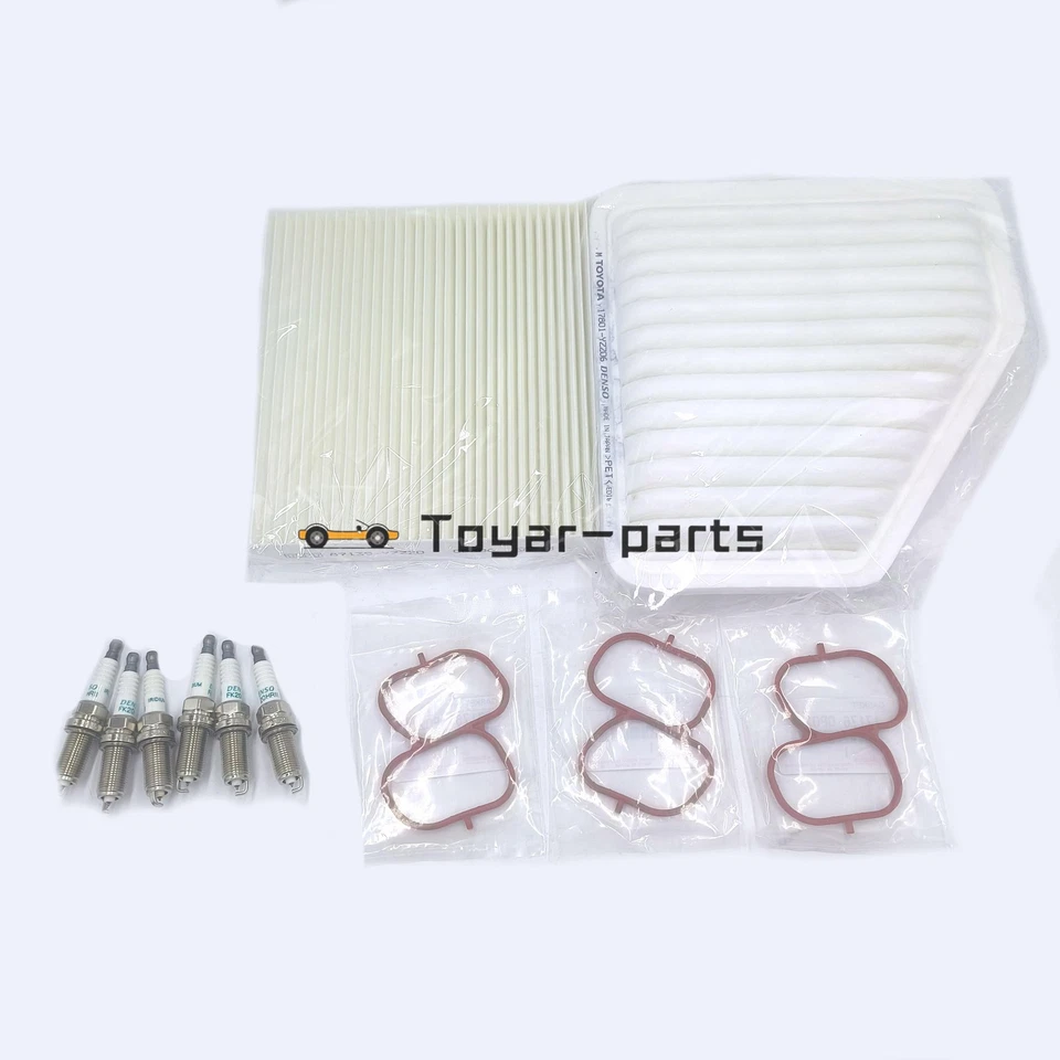 TUNE UP KIT SPARK PLUGS AIR & CABIN FILTERS OEM FOR 2005-2012 TOYOTA RAV4 - Изображение 2 из 4