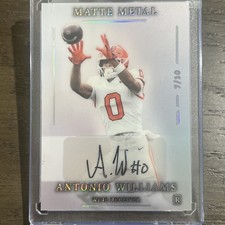 Wild Card Matte Metal Antonio Williams 7/10 Auto