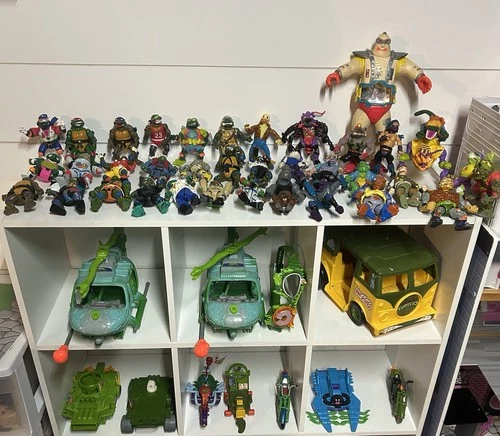 Large vintage TMNT Lot Teenage Mutant Ninja Turtles.