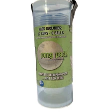 HeadRush Pong Pack Complete Beer Pong Set 22 Cups 6 Balls Party Game