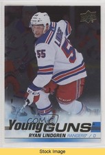 2019-20 Upper Deck Young Guns Silver Foil Ryan Lindgren #459 READ 04q7